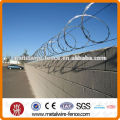 Hot-dipped steel blade barbed razor wire